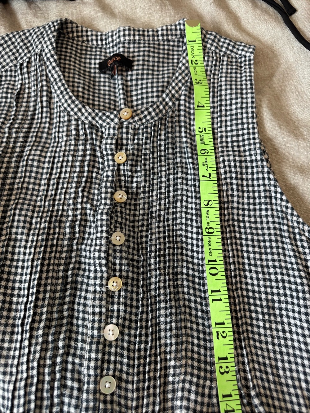 Quince 100% European Linen Sleeveless Swing Dress - Picture 10 of 12